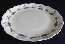 Lade das Bild in den Galerie-Viewer, 18 Teiliges KAFFEESERVICE "Viola" - Porzellan, Flora Veilchen Blumenblüten Blatt Blätter Motiv Dekor