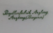 Lade das Bild in den Galerie-Viewer, 2er Set DESSERTTELLER - Porzellan, Flora Vergiss mein nicht Blumenblüten Pflanzen Motiv Dekor