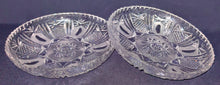 Lade das Bild in den Galerie-Viewer, 2er Set DESSERTSCHALEN - 24% Pbo Bleikristall, Abstrakt Stern Linien Ananas Obst Motiv Dekor
