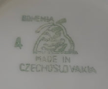 Lade das Bild in den Galerie-Viewer, 2er MOCCA~ KAFFEEGEDECK - Porzellan, Goldrand Geometrisch Abstrakt Symbol Zeichen Wappen Dekor Motiv