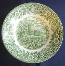 Lade das Bild in den Galerie-Viewer, SUPPENTELLER - Keramik / Steingut, Flora Blüten Landwirtschaft Acker Feld Kirche Motiv Dekor
