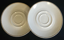 Lade das Bild in den Galerie-Viewer, UNTERTASSE - Porzellan, Goldrand Doppelter Relief Tassenabstellfläche Motiv Dekor (BC)
