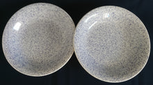 Lade das Bild in den Galerie-Viewer, SUPPENTELLER - Keramik / Steingut, Gesprenkeltes Punkte Tupfen Motiv Dekor (nBC)
