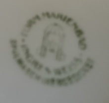 Lade das Bild in den Galerie-Viewer, KAFFEETASSE "Ingres Weiss" - Porzellan, Klassisches Zweifärbiges Motiv Dekor (Grüner Stempel) (nBC)