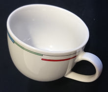 Lade das Bild in den Galerie-Viewer, 2er KAFFEEGEDECK "Atlantic" - Porzellan, Balken Linien Rechtecke Striche Motiv Dekor