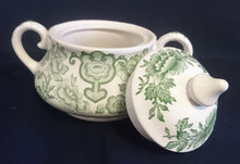 Lade das Bild in den Galerie-Viewer, 20 Teiliges TEESERVICE "Indian Tree" (Limited) - Keramik / Steingut, Staffordshire Abstrakt Blatt Blätter Pflanzen Pfeil Motiv Dekor, Hand graviert (Hand Engraved)