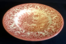 Lade das Bild in den Galerie-Viewer, SUPPENTELLER - Keramik / Steingut, Flora Blatt Blätter Pflanzen Landschaft Holzkarren Baum Bäume Kirche Dorf Motiv Dekor