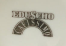 Lade das Bild in den Galerie-Viewer, ESPRESSOTASSE "Cafissimo" - Porzellan, Balken Streifen Linien Motiv Dekor