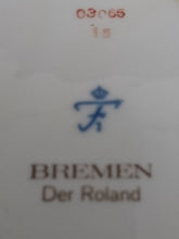 Lade das Bild in den Galerie-Viewer, SAMMELTELLERCHEN UNTERSETZER - Porzellan, Stadt Bremen Statue Denkmal Der Roland Sehenswürdigkeit Motiv Dekor