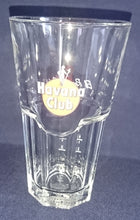 Lade das Bild in den Galerie-Viewer, LONGDRINK~ GETRÄNKEGLAS - Hartglas, Säulen Relief Firmenlogo Aufschrift El Rue de Cuba Motiv Dekor