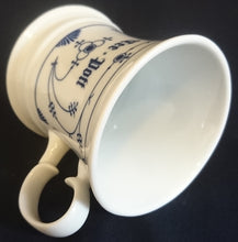 Lade das Bild in den Galerie-Viewer, TEETASSE - Porzellan, Indisch Blau Strohblume Verwandt Zeichen Symbole Abstrakt Tee Pott Aufschrift Motiv Dekor