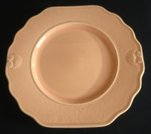 Lade das Bild in den Galerie-Viewer, 3er KAFFEEGEDECK "Genevieve Lethu" - Keramik / Steingut, Rosa Gesprenkeltes Punkte Rand Linien Abstrakt Motiv Dekor