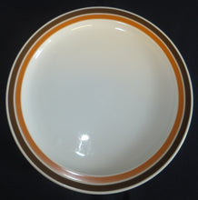 Lade das Bild in den Galerie-Viewer, DESSERTTELLER - Porzellan, Randlinien Doppelt Motiv Dekor (BC)