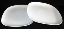 Lade das Bild in den Galerie-Viewer, DESSERTTELLER - Keramik / Steingut, Einfärbige Quadratische Ovale Ecken Form Motiv Dekor (BC)