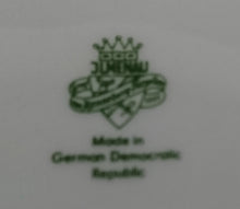 Lade das Bild in den Galerie-Viewer, BEILAGEN~ SERVIERSCHÜSSEL - Porzellan, Flora Blumenblüten Pflanzen Blatt Blätter Motiv Dekor