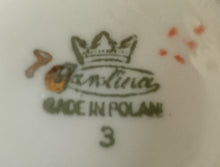 Lade das Bild in den Galerie-Viewer, 2er Set KAFFEETASSEN - Porzellan, Goldrand Perlmut Abstrakt Batik Motiv Dekor