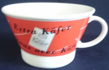 Lade das Bild in den Galerie-Viewer, SUPPENTASSE - Porzellan, Firmenlogo Symbol Sprüche Sätze Aufschrift Motiv Dekor