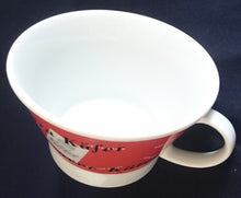 Lade das Bild in den Galerie-Viewer, SUPPENTASSE - Porzellan, Firmenlogo Symbol Sprüche Sätze Aufschrift Motiv Dekor