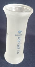 Lade das Bild in den Galerie-Viewer, SHORT~ GETRÄNKEGLAS - Hartglas, Aufschrift Keglevich Ice Breaker Firmenlogo Motiv Dekor