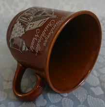 Lade das Bild in den Galerie-Viewer, GLÜHWEINTASSE - Keramik / Steingut, Nürnberger Christkindl Markt 1991 Aufschrift Winterschnee Motiv Dekor