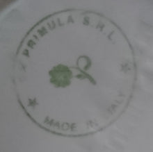 Lade das Bild in den Galerie-Viewer, UNTERTASSE - Keramik / Steingut, Breiter Linien Relief Rand Dekor Motiv