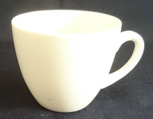 Lade das Bild in den Galerie-Viewer, 2er Set MOCCA KAFFEETASSEN - Porzellan, Einfärbiges Gastronomisches Motiv Dekor