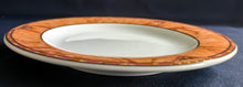 Lade das Bild in den Galerie-Viewer, DESSERTTELLER - Porzellan, Marmoriert Abstrakt Zeichen Symbole Rand Motiv Dekor