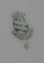 Lade das Bild in den Galerie-Viewer, 2er Set DESSERTTELLER - Porzellan, Marmoriert Abstrakt Zeichen Symbole Rand Motiv Dekor