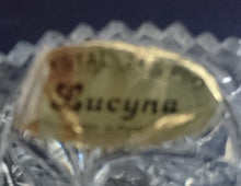 Lade das Bild in den Galerie-Viewer, DEKORATIONSSCHALE - 24% Pbo Bleikristall, Gezackter Rand Abstrakt Spiralen Zeichen Symbol Motiv Dekor