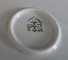 Lade das Bild in den Galerie-Viewer, SERVIER~ BEILAGENSCHALE - Porzellan, Abstrakt Flora Blatt Blätter Ranken Gewölbter Rand Motiv Dekor