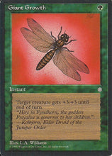 Lade das Bild in den Galerie-Viewer, GIANT GROWTH, Magic -The Gathering-, Ausgabe / Set / Serie Eiszeit (Ice Age) 1995