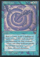 Lade das Bild in den Galerie-Viewer, BAKI´S CURSE, Magic -The Gathering-, Ausgabe / Set / Serie Heimatländer (Homelands) 1995