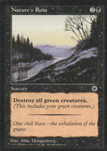 Lade das Bild in den Galerie-Viewer, NATURES´s RUIN, Magic -The Gathering-, Ausgabe / Set / Serie Portal (Portal) 1997 (Kopie)
