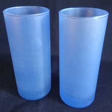 Lade das Bild in den Galerie-Viewer, 2er Set GETRÄNKEGLÄSER - Hartglas, Einfärbiges Mattiertes Motiv Dekor