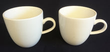 Lade das Bild in den Galerie-Viewer, 2er Set KAFFEETASSE - Porzellan, Einfärbiges Gastronomisches Motiv Dekor