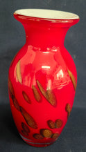 Lade das Bild in den Galerie-Viewer, BLUMENVASE - Hartglas, Ovale Steine Geröll Brocken Motiv Dekor, Murano Style