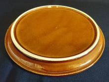 Lade das Bild in den Galerie-Viewer, DESSERTTELLER - Keramik / Steingut, Innenrand Linien Motiv Dekor (BC)