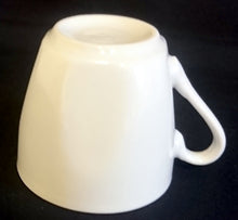 Lade das Bild in den Galerie-Viewer, 2er Set ESPRESSO~ KAFFEETASSEN - Porzellan, Gastronomische Einfärbiges Motiv Dekor