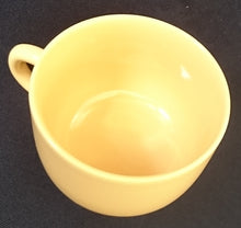 Lade das Bild in den Galerie-Viewer, 2er Set 2er KAFFEEGEDECKE - Keramik / Steingut, Modernes Gelb Einfärbiges Motiv Dekor