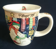 Lade das Bild in den Galerie-Viewer, KAFFEETASSE - Keramik / Steingut, Winter Schneemann Eisbär Baby Aufschrift Motiv Dekor (BC)