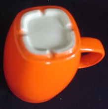 Lade das Bild in den Galerie-Viewer, KAFFEETASSE - Porzellan, Einfärbiges Modernes Orangenes Motiv Dekor