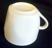 Lade das Bild in den Galerie-Viewer, 2er Set 2er KAFFEEGEDECKE - Porzellan, Gastronomische Einfärbiges Motiv Dekor