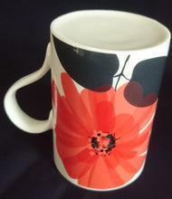 Lade das Bild in den Galerie-Viewer, KAFFEETASSE - Porzellan, Flora Große Mohnblumen Blüten Pflanzen Motiv Dekor