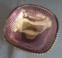 Lade das Bild in den Galerie-Viewer, KLEINE BEILAGENSCHÜSSEL - Hartglas, Linien Wölbungen Relief Motiv Dekor