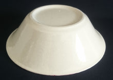 Lade das Bild in den Galerie-Viewer, MITTELGROßE BEILAGENSCHÜSSEL - Keramik / Steingut, Landschaft Dorf Haus Häuser Kutsche Pferde Motiv Dekor