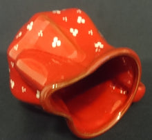 Lade das Bild in den Galerie-Viewer, 3er Set MILCHKÄNNCHEN & ZUCKERDOSE MIT DECKEL - Keramik / Steingut, Punkte Dreier Kreise Senkrechte Balken Relief Motiv Dekor