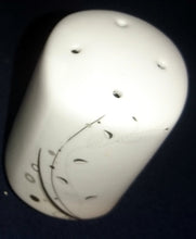 Lade das Bild in den Galerie-Viewer, 2er Set SALZ~ & PFEFFERSTREUER - Porzellan, Flora Abstrakt Grashalme Blatt Blätter Motiv Dekor