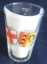 Lade das Bild in den Galerie-Viewer, 3er Set Schnaps~ Shotgläser - Hartglas, Wappen Stadt Ort Aufschrift Motiv Dekor