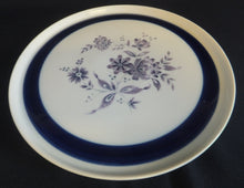 Lade das Bild in den Galerie-Viewer, 2er Set DESSERTTELLER - Porzellan, Flora Pflanzen Blumenblüten Breiter Dicker Dekorrand Motiv Dekor