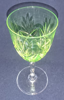 Lade das Bild in den Galerie-Viewer, 2er Set LIKÖR~ GETRÄNKEGLÄSER- 24% Pbo Bleikristall, Abstrakter Grashalm Gräserhalme Motiv Dekor